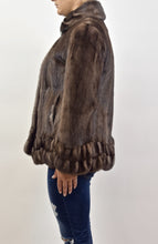 Load image into Gallery viewer, Blue Iris Mink Fur Coat

