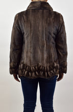 Load image into Gallery viewer, Blue Iris Mink Fur Coat
