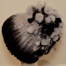 Load image into Gallery viewer, Chinchilla Rex & Fox Fur Hat