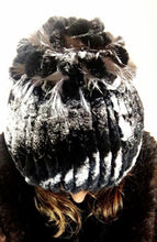 Load image into Gallery viewer, Chinchilla Rex & Fox Fur Hat