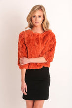 Load image into Gallery viewer, Sheared Rex Rabbit Fur Jacket