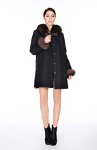 Load image into Gallery viewer, Fox Fur Coat (Reversible)
