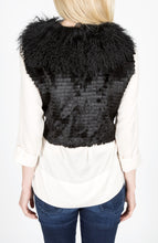 Load image into Gallery viewer, Mongolian Lamb &amp; Rabbit Fur Vest/Gilet  (Dyed)

