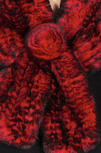 Load image into Gallery viewer, Chinchilla Rex/Silver Fox fur Scarf (dyed)
