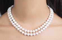 Load image into Gallery viewer, Double Strand Cultured Pearl Necklace
