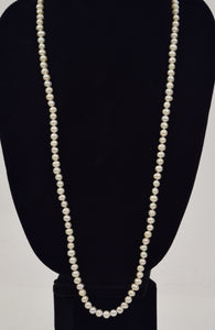 Genuine Pearl Necklace (6-8mm) (AA-Pearls)