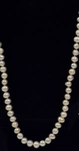 Genuine Pearl Necklace (6-8mm) (AA-Pearls)