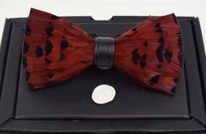 Bowtie - Peacock Feathers, Handmade