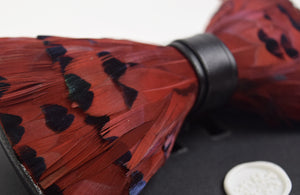 Bowtie - Peacock Feathers, Handmade
