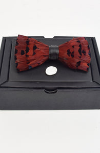 Bowtie - Peacock Feathers, Handmade