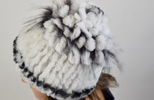 Load image into Gallery viewer, Chinchilla Rex &amp; Fox Fur Hat
