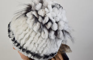 Chinchilla Rex & Fox Fur Hat