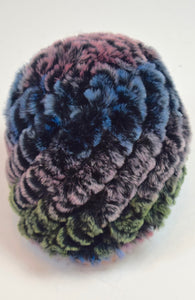 Chinchilla Rex Fur Hat (Dyed)