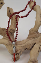 Load image into Gallery viewer, Coral + Biwa Pearl Necklace
