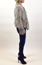 Load image into Gallery viewer, Knitted Rabbit Fur Jacket
