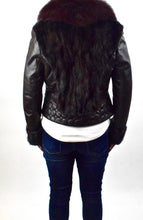 Load image into Gallery viewer, Mink, Fox and Lamb Leather Jacket
