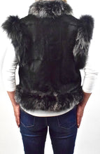 Load image into Gallery viewer, Lamb/Shearling &amp; Fox fur Vest
