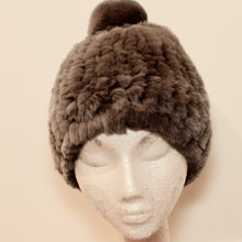 Load image into Gallery viewer, Chinchilla Rex Hat With Pom
