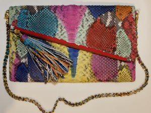 Snakeskin Bag (dyed multi colors)