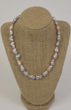 Load image into Gallery viewer, Silver Baroque Pearls Necklace
