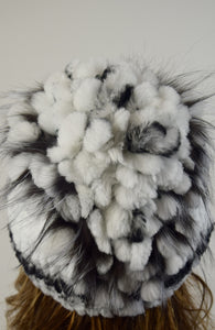 Chinchilla Rex & Fox Fur Hat