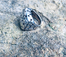Load image into Gallery viewer, Sterling Silver Handmade Pebble Ring
