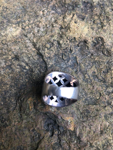 Sterling Silver Handmade Pebble Ring