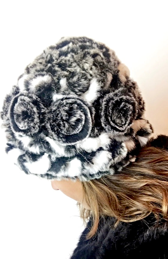 Chinchilla Rex Fur Hat – Minkas Furs display picture 1