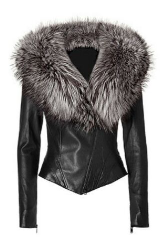 Leather & Fox Fur Jacket