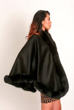 Load image into Gallery viewer, Cashmere &amp; Genuine Fox Fur Cape  (Italian Design)
