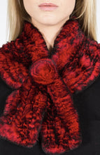 Load image into Gallery viewer, Chinchilla Rex/Silver Fox fur Scarf (dyed)
