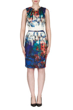 Load image into Gallery viewer, Water Color Sleeveless Dress by Joseph Ribkoff
