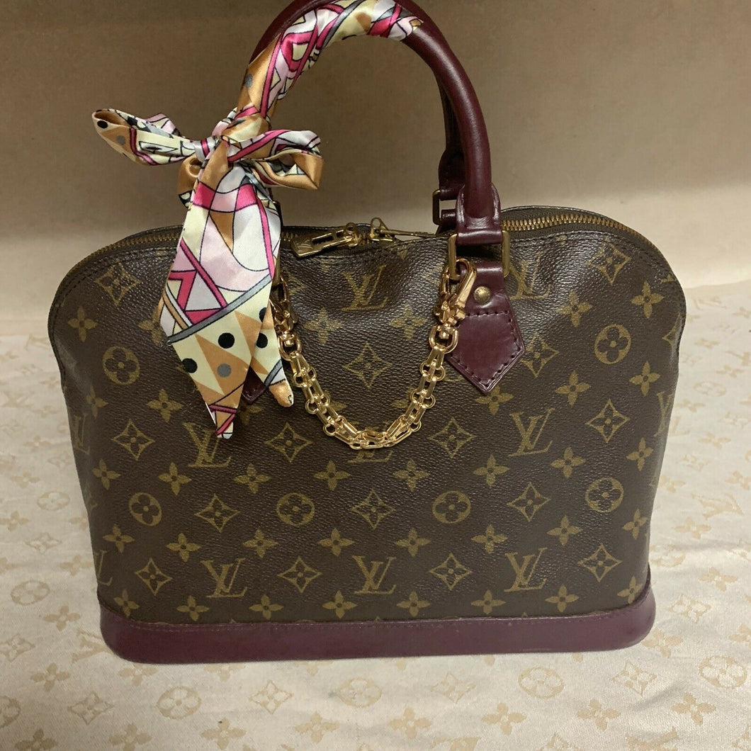 Authentic Louis Vuitton Modern Alma Bag Preowned Minkas Furs