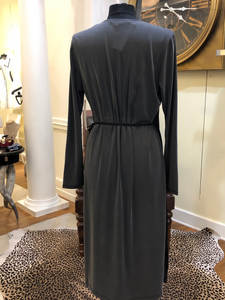 Black & Gray Wrap Dress by French Connection