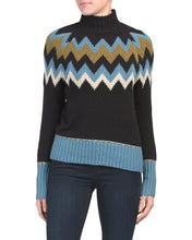 Load image into Gallery viewer, Nordic Mock Turtle Neck Sweater
