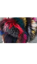 Load image into Gallery viewer, Fox Fur Multi Color Purse
