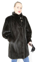 Load image into Gallery viewer, Mink Jacket with Mandarin Collar (Saga)
