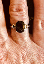 Load image into Gallery viewer, Smokey Topaz &amp; Sterling Silver Ring
